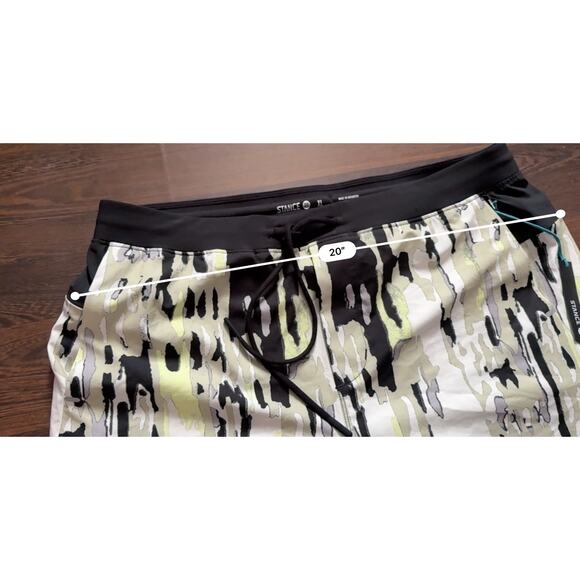 Stance Flux Performance Liner 2-in-1 Shorts Men Size XL 5" Abstract Green $85 - Picture 9 of 9